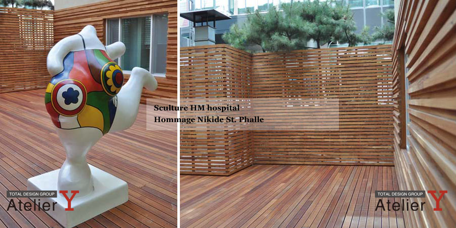 HM Hospital, 에이치엠 병원, Sculpture HM hospital: Hommage Nikide St. Phalle